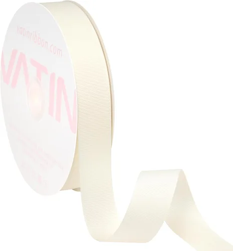 Vista 197 de VATIN Cinta de Grogrén Negra, 1-1/2" x 50 Yardas Continuas, Cinta de Grogrén de Poliéster Negra, Usar para Lazos de Bricolaje, Accesorios