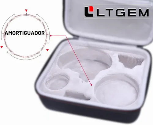Vista 4 de LTGEM - Funda rígida de EVA compatible con herramienta de limpieza Dremel Versa, cepillo de lechada, exfoliante de ducha de baño, limpiador