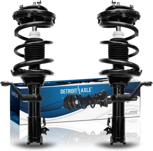 Vista 41 de Detroit Axle - Puntales 4WD para Ford Expedition Lincoln Navigator 1997-2002, 4 puntales completos con muelle helicoidal delantero trasero 1998 1999