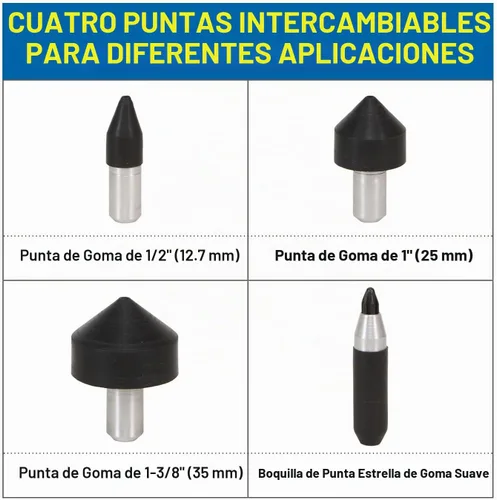 Vista 5 de Kit de pistola de soplado de cinco piezas LockNFlate