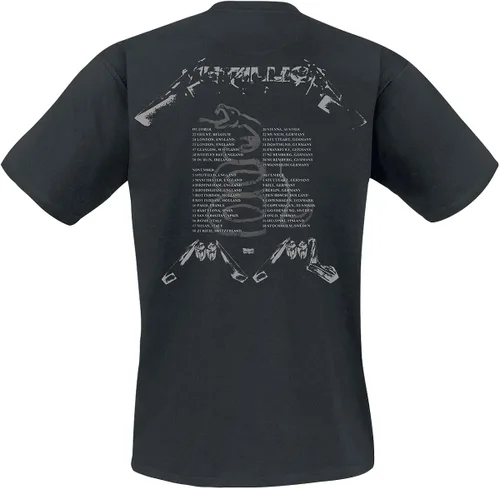 Vista 2 de Metallica Men's 4 Faces T-Shirt Black