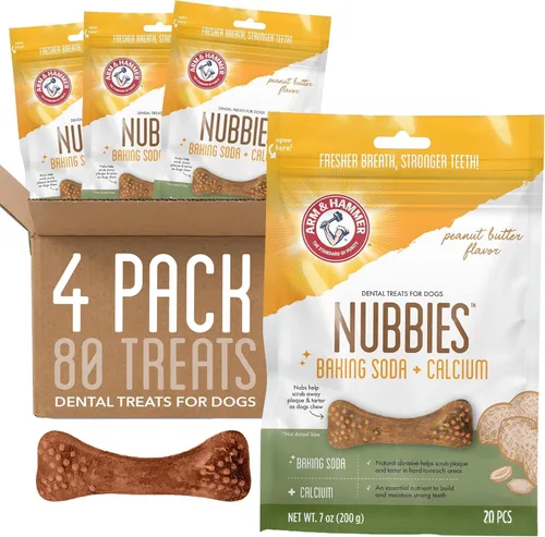 Vista 15 de Arm & Hammer Nubbies - Golosinas dentales para perros, sabor a pollo, 5