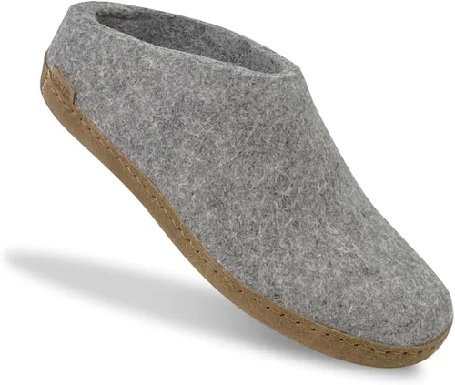Vista 4 de Pantuflas modelo B para mujer, gris