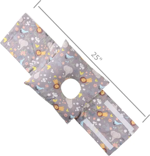 Vista 4 de pinklilycare Tubo de alimentación de tubo G ajustable, almohadilla de cinturón de almohada con un agujero para bebés, niños y niños