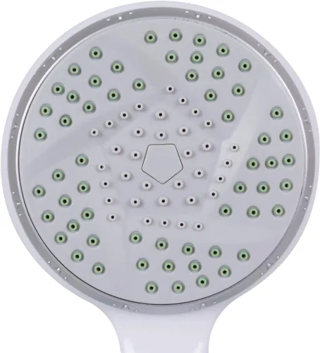 Vista 4 de Carex Cabezal de ducha de mano con manguera flexible extra larga de 84 pulgadas y práctica función de pausa. Cabezal de ducha de mano certificado