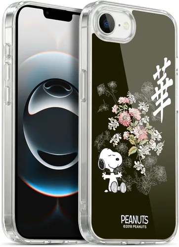 Vista 106 de Carcasa de gel para iPhone 7 Plus/iPhone 8 Plus, diseño de Snoopy Oriental de Peanuts, Badges