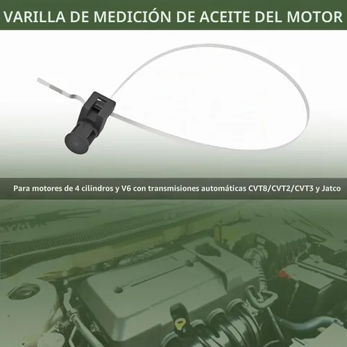 Vista 3 de 1 PC Varilla de Medida de Aceite de Transmisión de Automóvil, Indicador de Nivel de Aceite del Motor, Pieza de Reemplazo 31086-JA00A, Herramienta