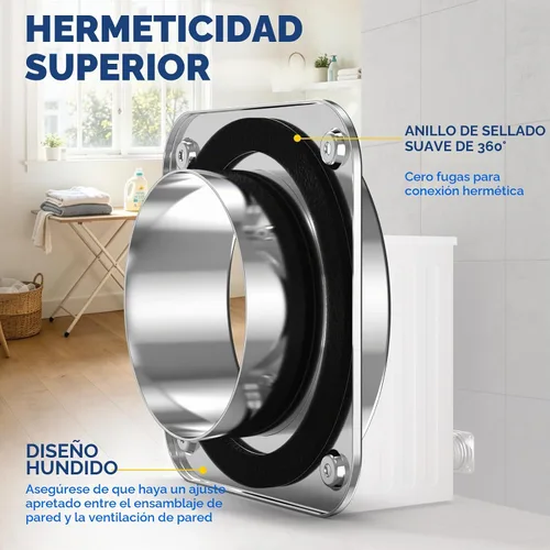 Vista 5 de ALORAIR Equipo magnético DV180 del conector de ventilación del secador