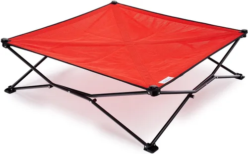 Vista 15 de Coolaroo On-The-Go Cama Elevada para Perros - Cama Plegable Emergente de Viaje para Perros con Tela Transpirable, Resistente a la Humedad, Bolsa