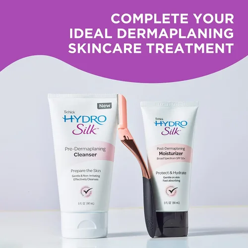 Vista 7 de Schick Hydro Silk Limpiador pre-dermaplaning para mujeres, 5 onzas Dermaplane Face Wash para mujeres, limpiador facial suave, 5 onzas