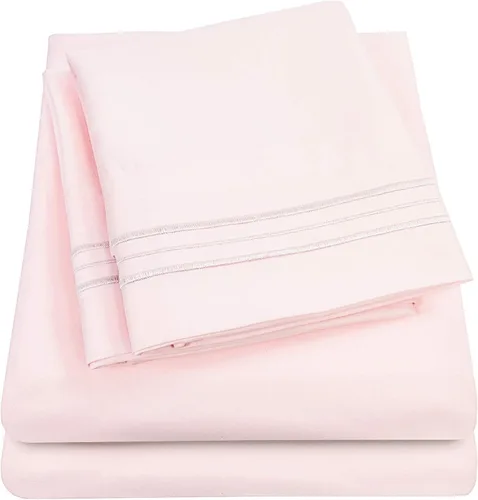 Vista 17 de 1500 Supreme Collection Juego de Sábanas de Bolsillo Extra Profundo - Sábanas de Cama Suaves de Lujo, Sin Arrugas, Ropa de Cama, Más de 40
