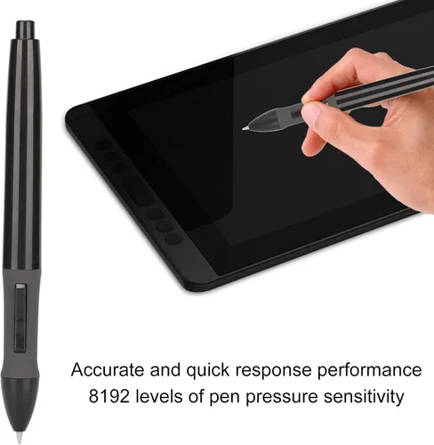 Vista 3 de Rotuladores Stylus, Universal Sensitive 8192 Nivel Sensible a la Presión Estilista Activa Bolígrafo de Dibujo para Escribir para Huion