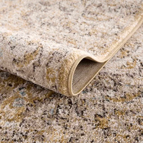 Vista 8 de Anana - Alfombra para sala de estar, dormitorio, color dorado, beige, 2 x 3 pies
