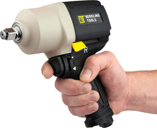 Vista 3 de 2463T Llave de impacto neumática de 1/2 pulgada de alta resistencia, alimentada por aire, martillo doble, mango compuesto