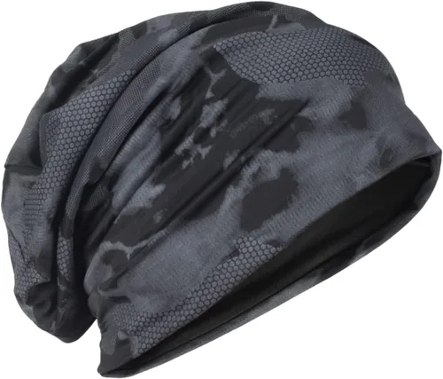 Vista 6 de FORBUSITE Gorro ligero reversible para hombres y mujeres, para correr, absorbe el sudor y se seca rápido B092dh-azul
