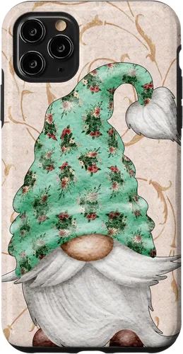Vista 13 de Floral Shabby Chic Design with Cute Gnomie for Summer Gnome Case for iPhone 17