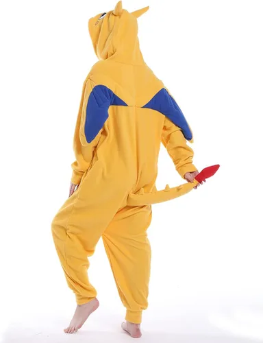 Vista 6 de Unpifolov Pijama de dragón unisex disfraz de cosplay para adultos