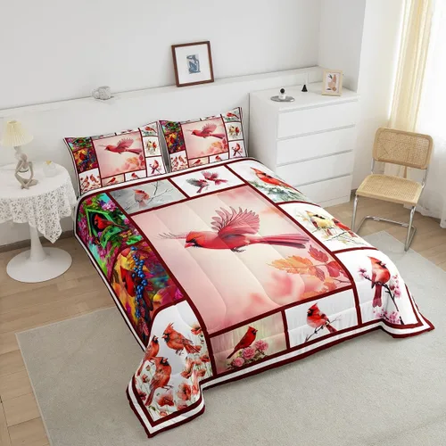 Vista 218 de Erosebridal Juego de edredón de hojas de cannabis, juego de ropa de cama de marihuana con estampado colorido de plantas, decoración bohemia de 2