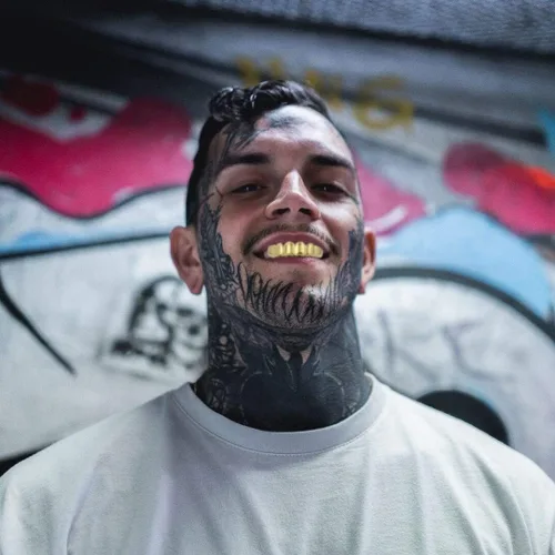Vista 5 de TOPGRILLZ Parrillas de oro para tus dientes, chapadas en oro de 18 quilates, estilo hip hop, ajuste personalizado, parrillas de dientes pulidos