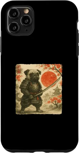 Vista 13 de Pug Samurai Japanese Warrior Costume Sumi-e Art Funny Case for iPhone 17