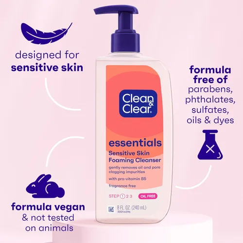 Vista 8 de Clean & Clear Essentials, sin aceite, 8 onzas