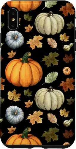 Vista 11 de iPhone 16 Falling Leaves Autumn and Pumpkin Happy Fall Case