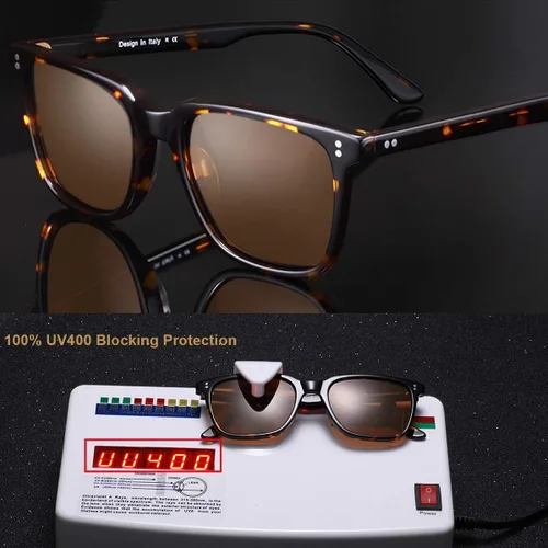 Vista 57 de Carfia Chic - Lentes de sol polarizados para mujer, protección UV400, marco de acetato pulido a mano