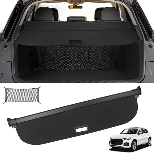Vista 15 de Sze Cubierta de carga para Jeep Grand Cherokee 2022 2023 2024 2025 2026 (2 filas; WL) 4XE retráctil para maletero, cubierta de seguridad negra