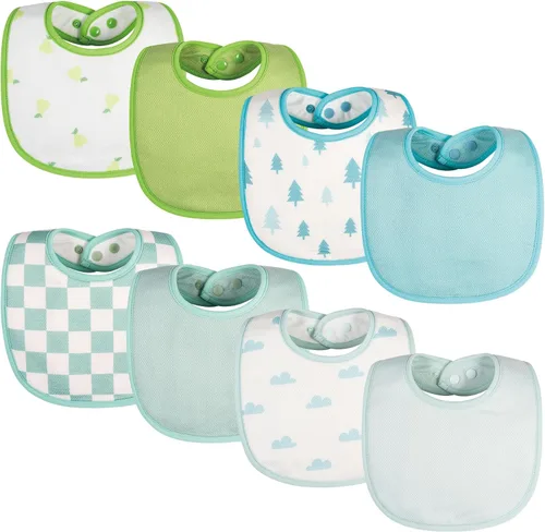 Vista 13 de Tiny Twinkle Baby Feeding Bibs - Waterproof and Absorbent Infant Drool and Feeding Baby Bibs