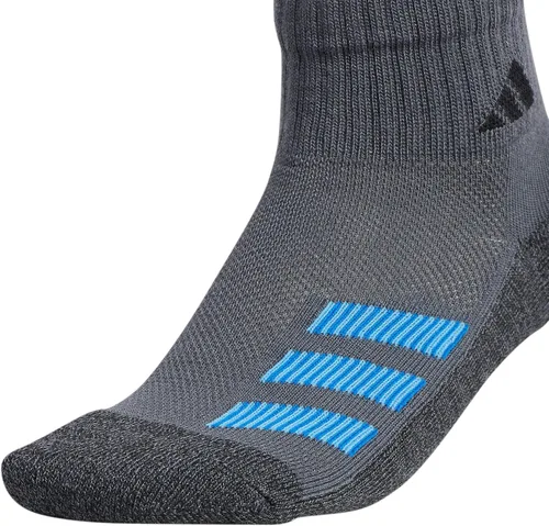 Vista 4 de adidas Kids-Boy'sGirl's Cushioned Angle Stripe Quarter Socks (6-Pair)