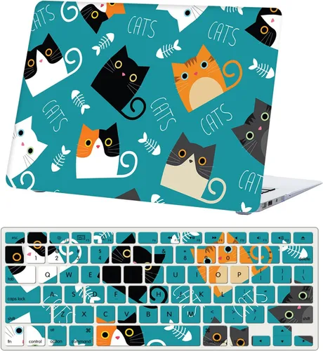 Vista 20 de Funda para laptop compatible con MacBook Air de 11 pulgadas 2015 2014 2013 2012 2011 2010 Realease modelo A1465 A1370, funda protectora de plástico