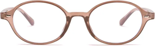 Vista 14 de FEISEDY Gafas de luz azul ovaladas vintage para mujeres y hombres, elegantes y ligeras de los años 90, anteojos falsos Nerd Y2k marco B0242