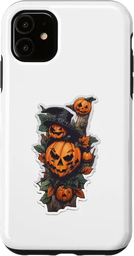 Vista 5 de iPhone 15 Helloween pumpkin monsters Case