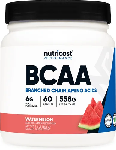 Vista 16 de Nutricost BCAA Polvo (Uva, 60 porciones) - Relación óptima 2:1:1, apto para vegetarianos, sin OMG, sin gluten Apto para vegetarianos, sin OMG