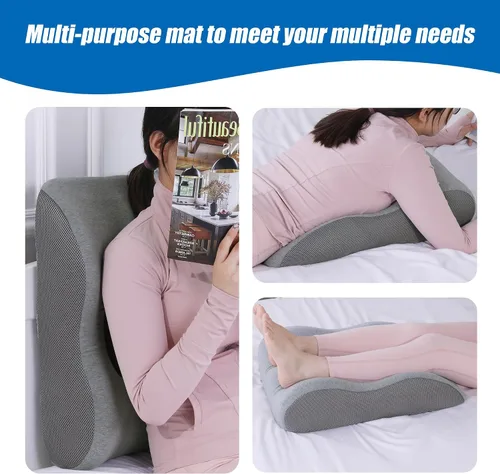 Vista 6 de Almohadas de elevación de piernas para después de la cirugía, almohada de elevación ergonómica transpirable para poscirugía, después de una lesión