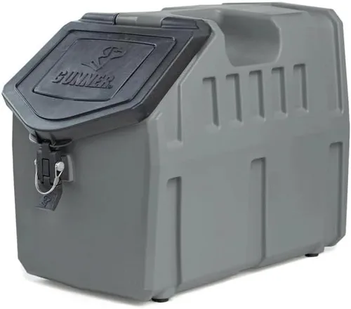 Vista 10 de Contenedor de almacenamiento de comida para perros de 30 libras, contenedor impermeable y hermético para alimentos para mascotas, contenedor