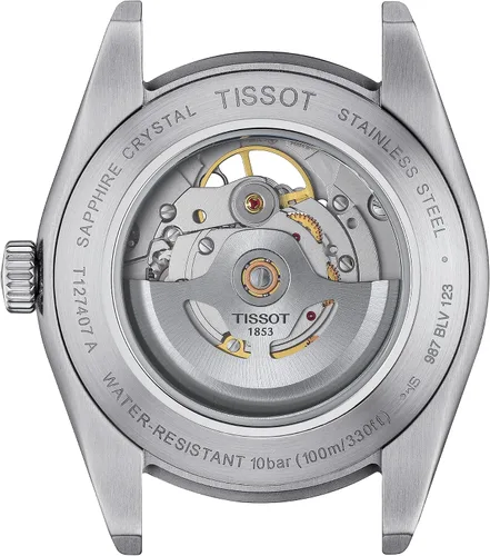 Vista 2 de Tissot Gentleman Powermatic 80 Corazón abierto, Gris, Pulsera