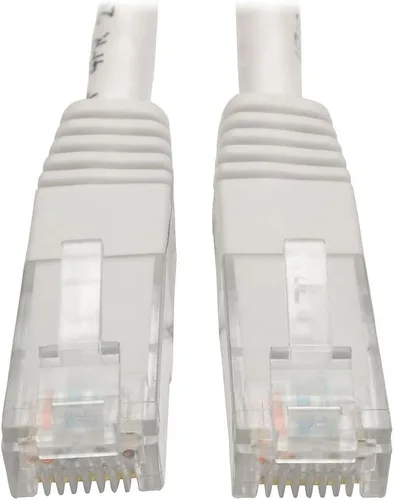 Vista 28 de Tripp Lite Cable de conexión moldeado Gigabit Cat6 Cat5e RJ45 M/M 550MHz Gris