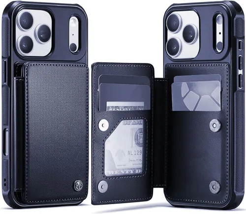 Vista 152 de miracase Funda magnética para iPhone 12/12 Pro (compatible con MagSafe), protección de grado militar, a prueba de golpes, antihuellas, translúcida