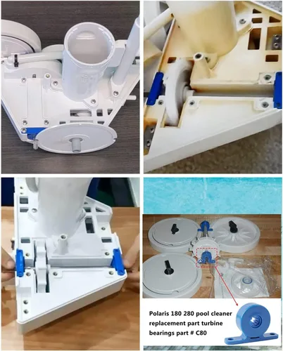 Vista 3 de ATIE 280 Limpiador de piscinas Rodamiento de turbina C80/EC80 Reemplazo para modelos Zodiac Polaris 280/180, limpiador de piscina, rodamiento