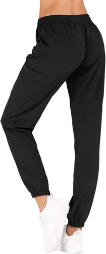 Vista 5 de Minty Mint Conjunto de uniforme médico elástico sólido para mujer con cuello en V pantalones deportivos cónicos tipo cargo
