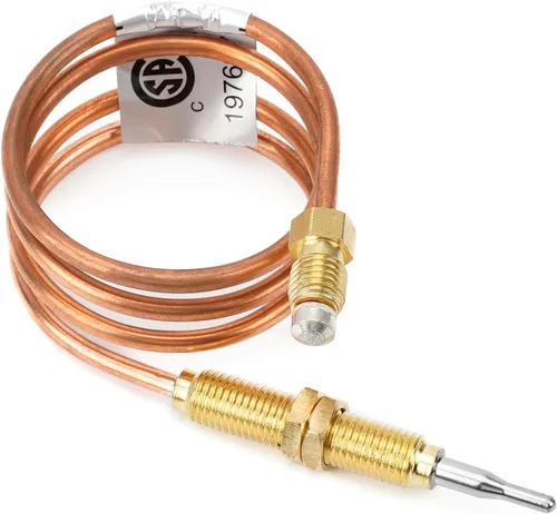 Vista 6 de Stanbroil Kit de válvula de control de seguridad de falla de llama de gas propano de baja presión con kit de encendido de botón para hogueras