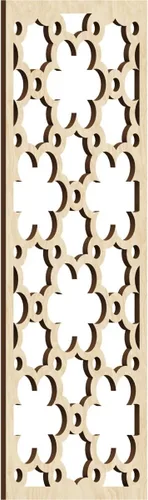 Vista 16 de 9 3/8"W x 24 3/8"H x 1/4"T Southgate Decorativos Paneles De Pared De Madera Calado, Abedul