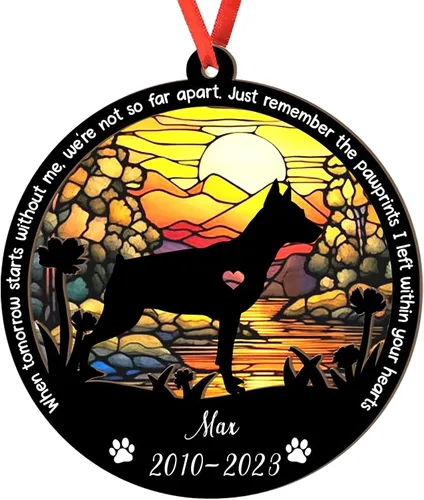 Vista 19 de Adorno personalizado para atrapasoles de sabueso afgano, adorno de Navidad de sabueso afgano – Regalo para perro amante, sabueso afgano