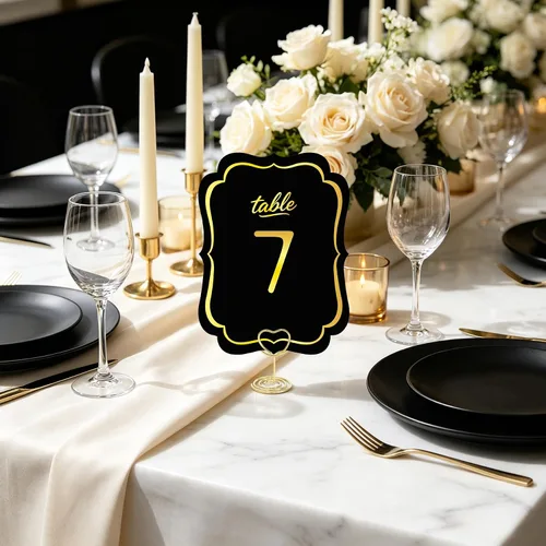 Vista 5 de Tarjetas de números de mesa del 1 al 30 números de mesa de boda azules con soporte, soportes de números de mesa, letreros de mesa de boda a granel