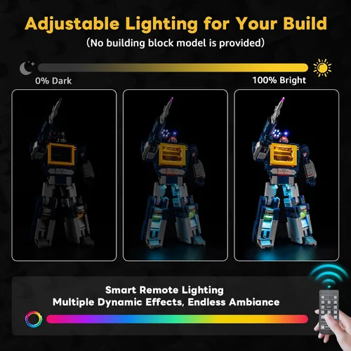 Vista 3 de Kyglaring Kit de luces compatible con Lego 10358 (sin luz de modelo), accesorios de iluminación LED de control remoto compatibles