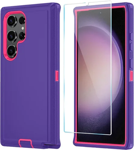 Vista 20 de ONOLA Funda para Samsung Galaxy S23 con protector de pantalla HD, resistente, a prueba de golpes y caídas, 3 capas, para Galaxy S23 de 6.1 pulgadas