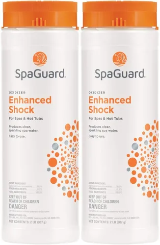 Vista 9 de SpaGuard Amortiguador mejorado (2 lb) Multipurpose Shock for Spas & Hot Tubs, Produces Clear & Sparkling Spa Water, Easy to Use, Removes