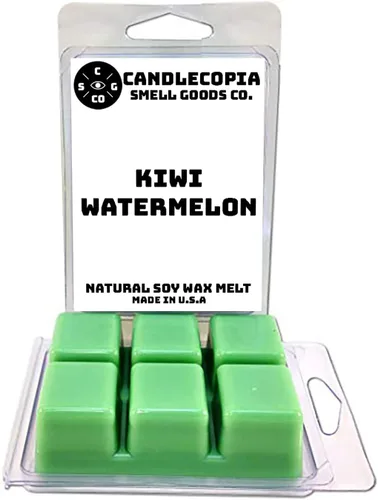 Vista 26 de Apple Maple Bourbon - Cera vegana vertida a mano fuertemente perfumada, 12 cubos de cera perfumada, 6.4 onzas en 2 paquetes de 6 unidades Bourbon