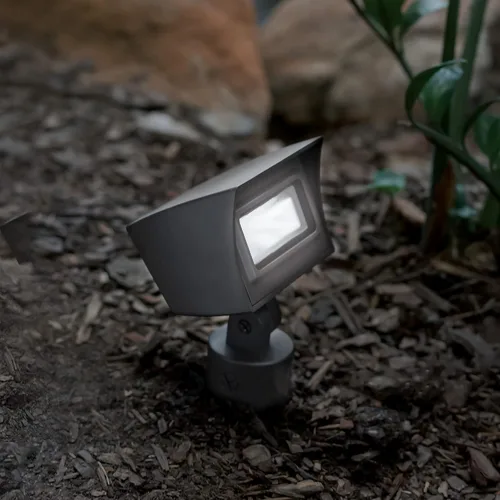 Vista 7 de WAC Iluminación de paisaje, luz de lavado de pared LED 12V con control de brillo integral 2700K cálido LED incorporado en bronce